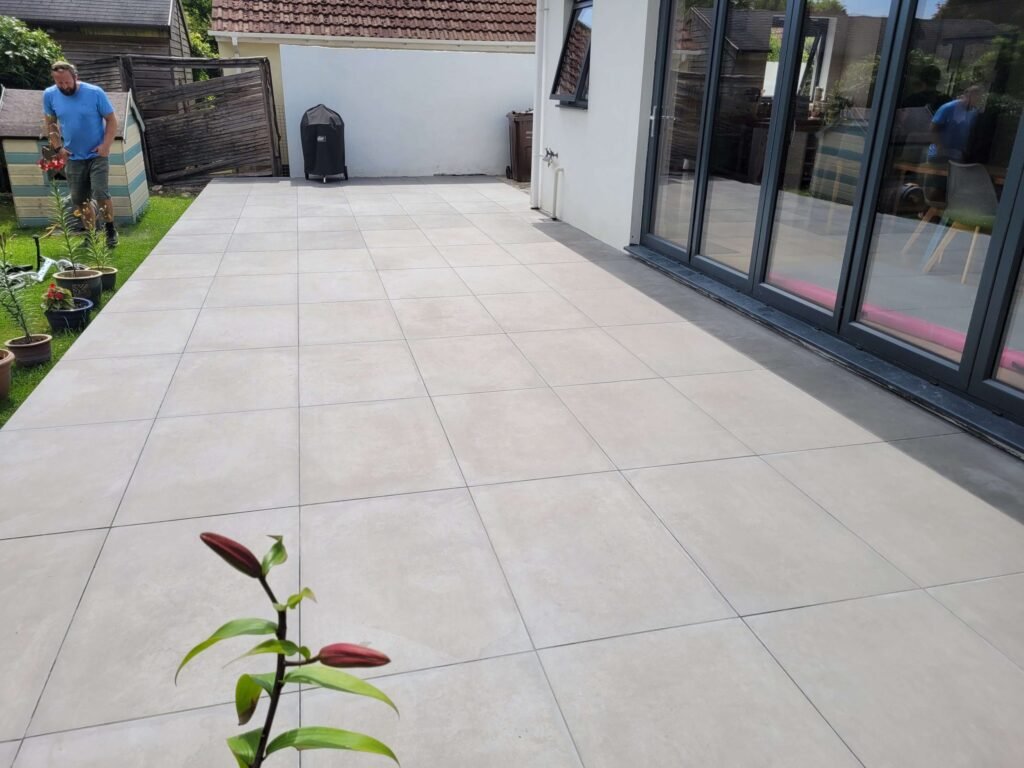 patio installation in Cornwall