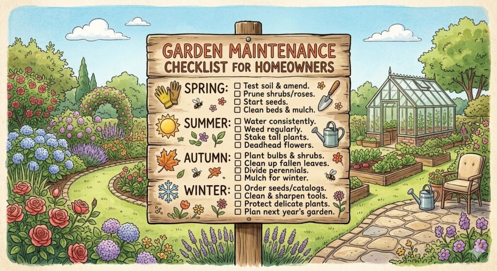 Garden Maintenance Checklist for Homeowners