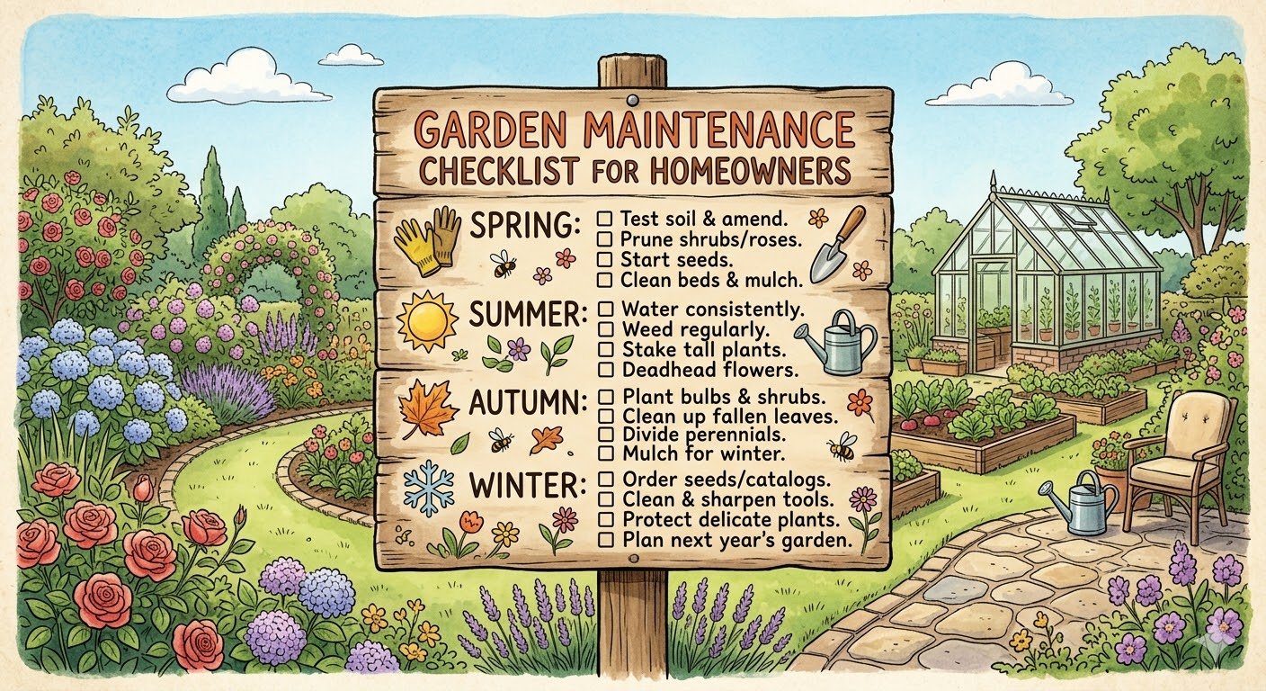 Garden Maintenance Checklist for Homeowners
