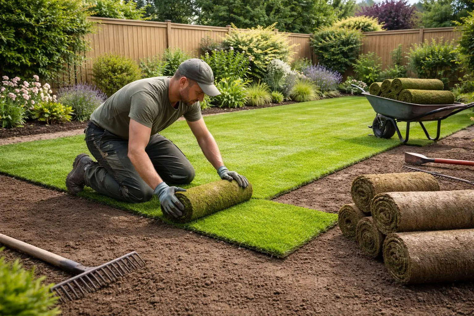 Best Time to Lay Turf in the UK