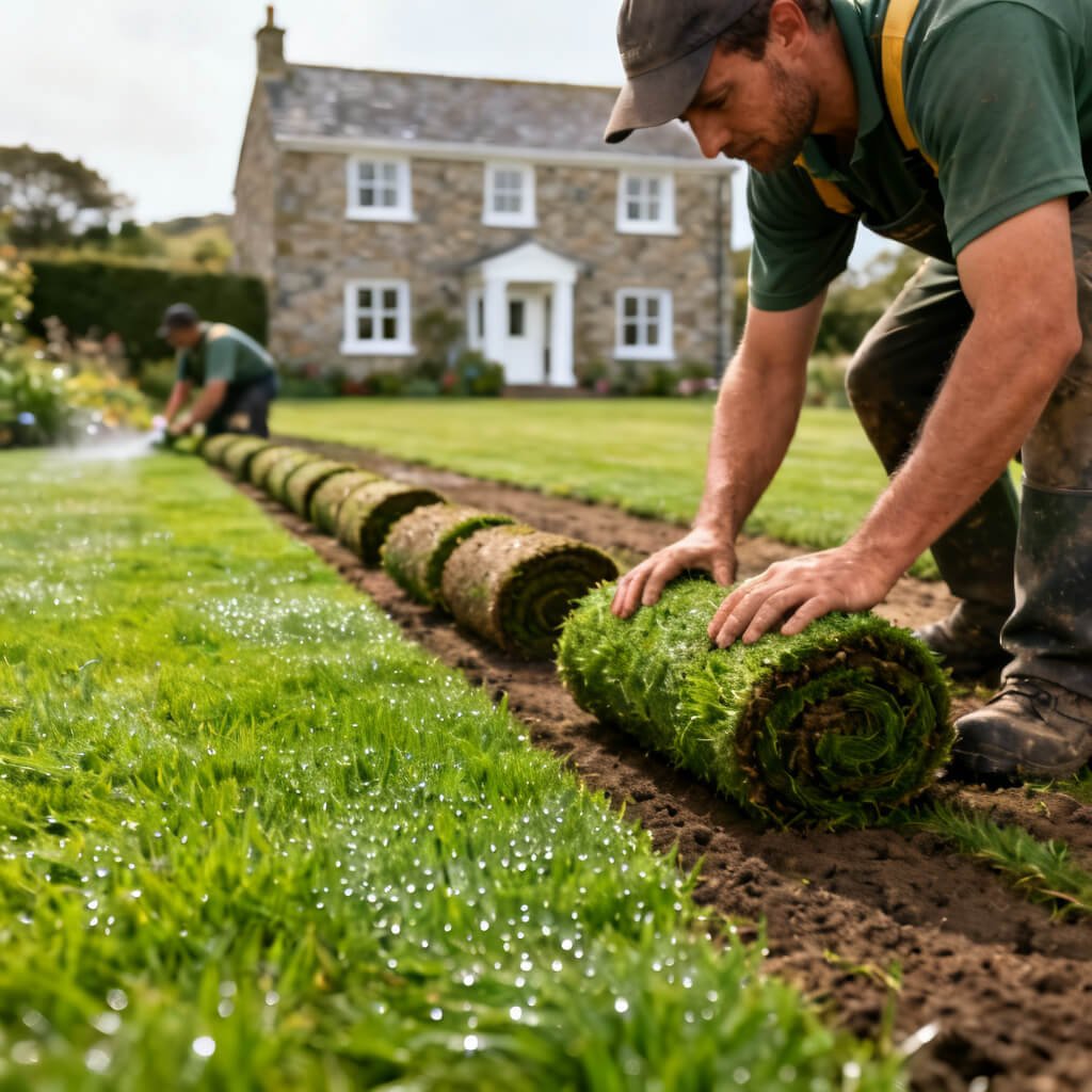 Lawn Installation Cornwall