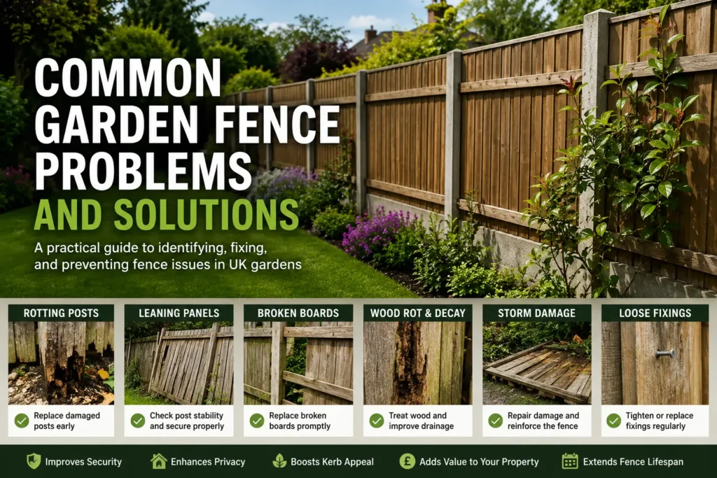 Common Garden Fence Problems and Solutions