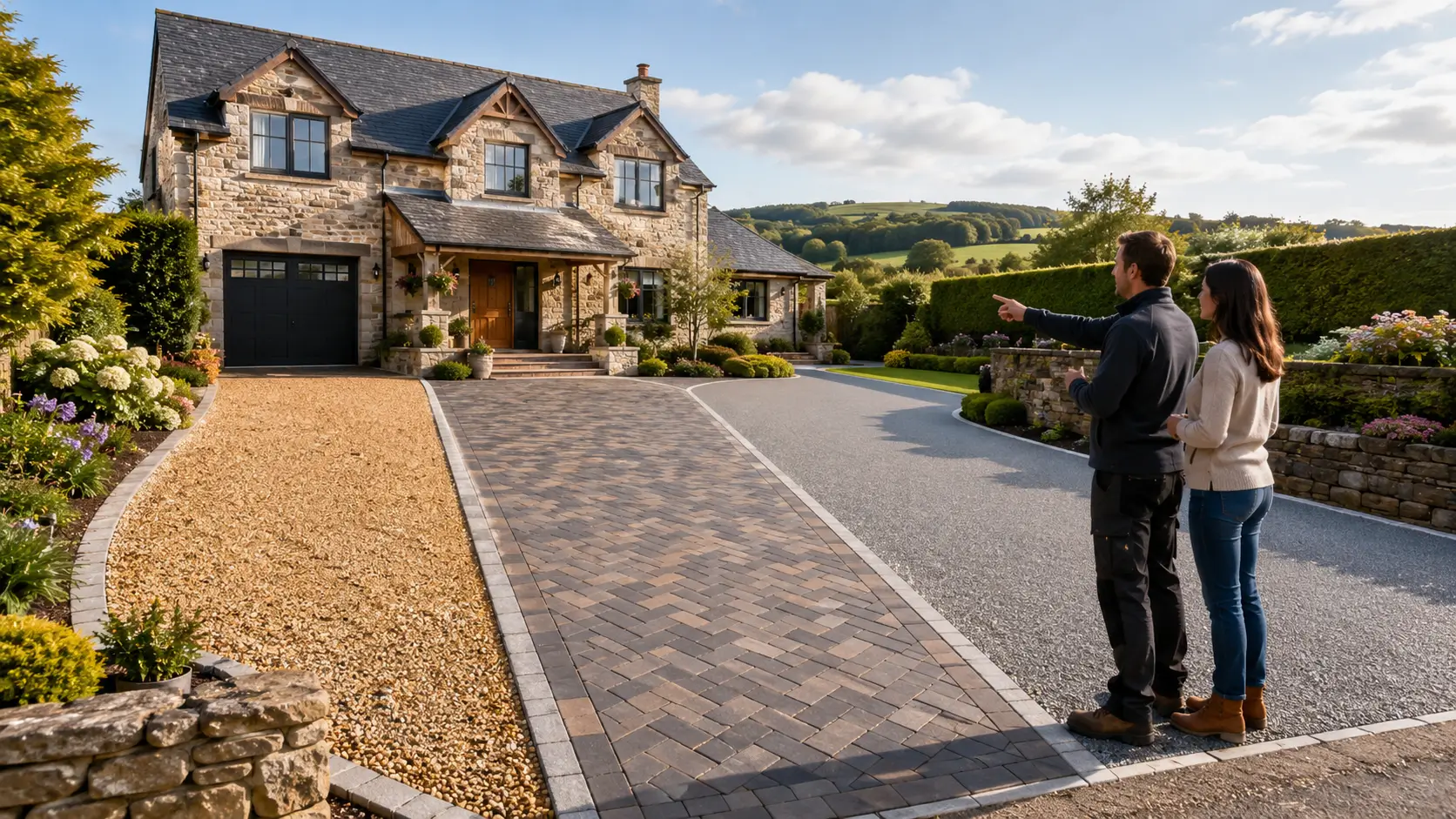 Driveway Materials Compared: Gravel, Block Paving or Resin