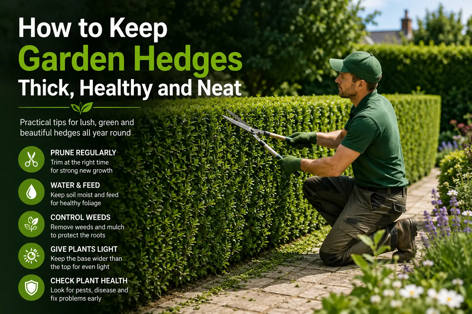 How to Keep Garden Hedges Thick, Healthy and Neat: UK Guide
