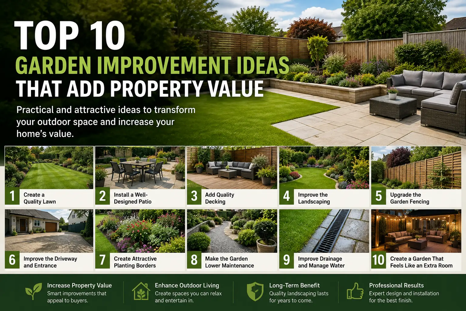 Top 10 Garden Improvement Ideas | Add Home Value