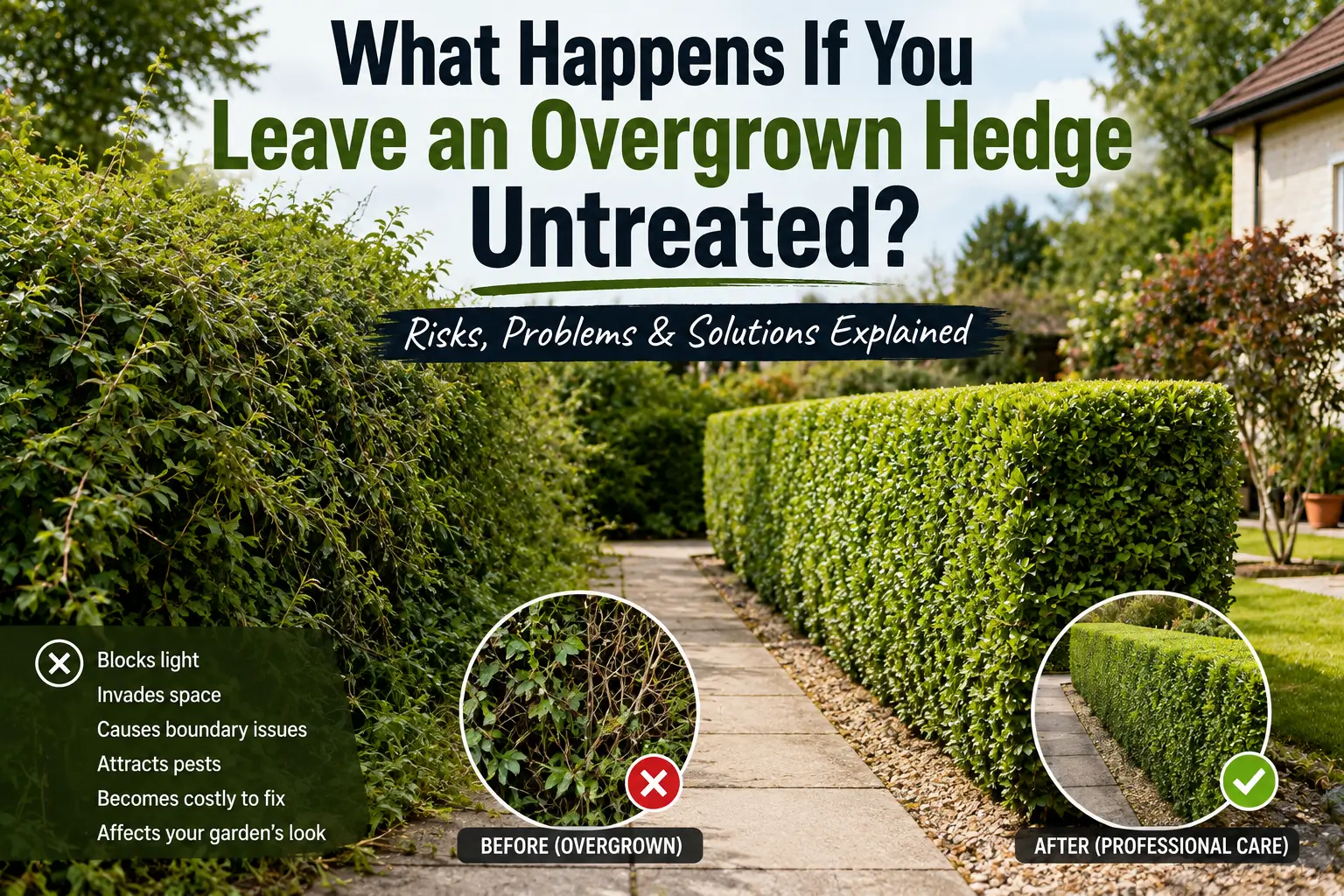 What Happens If You Leave an Overgrown Hedge Untreated?