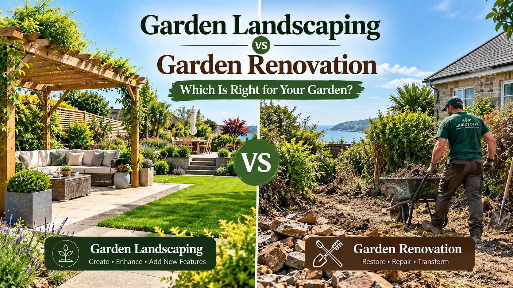Garden Landscaping vs Garden Renovation