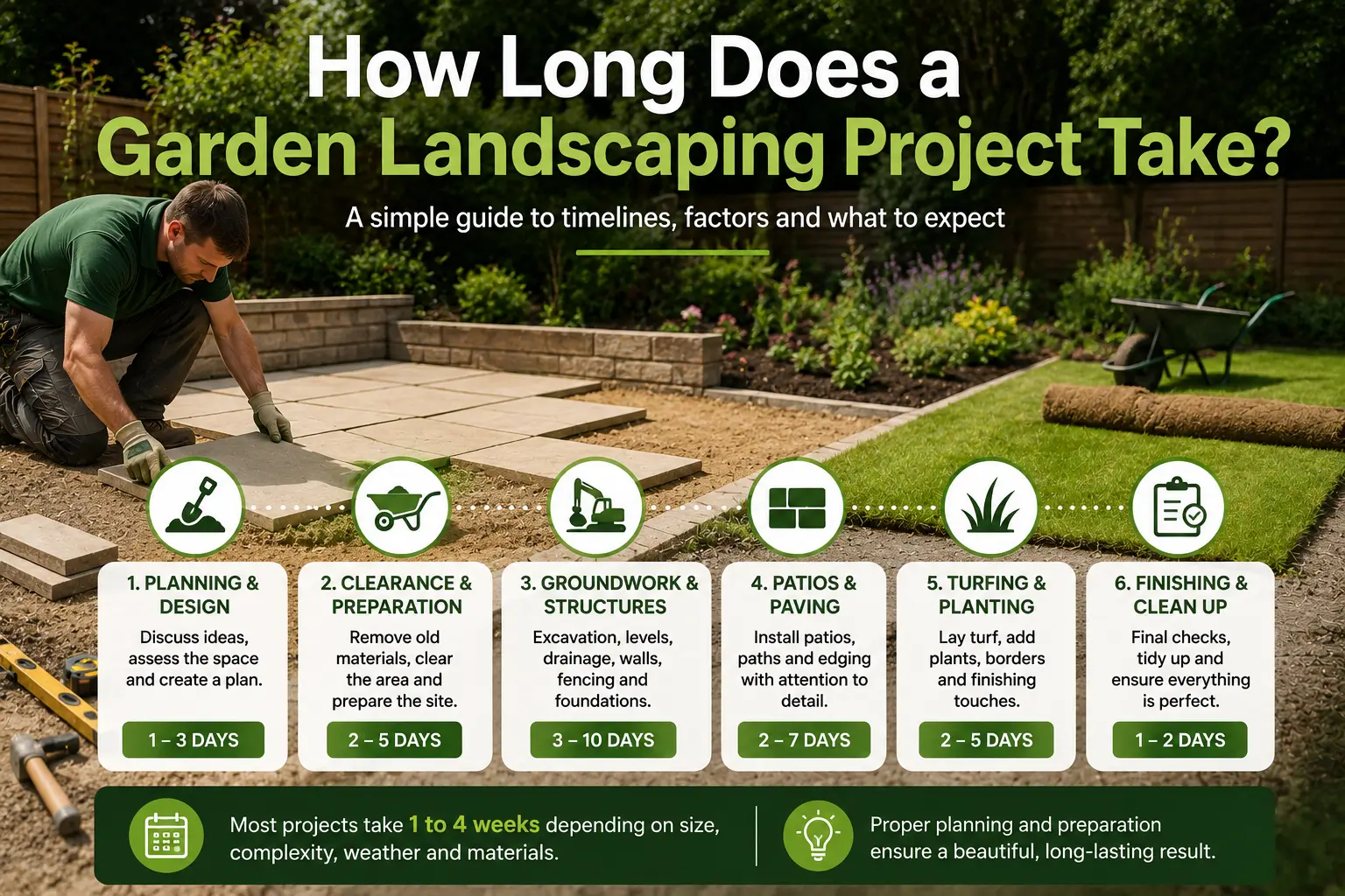 How Long Does a Garden Landscaping Project Take