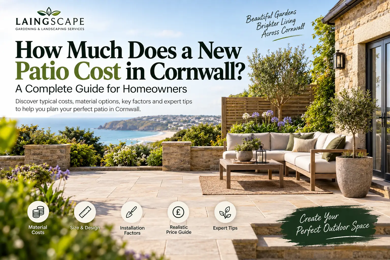 How Much Does a New Patio Cost in Cornwall