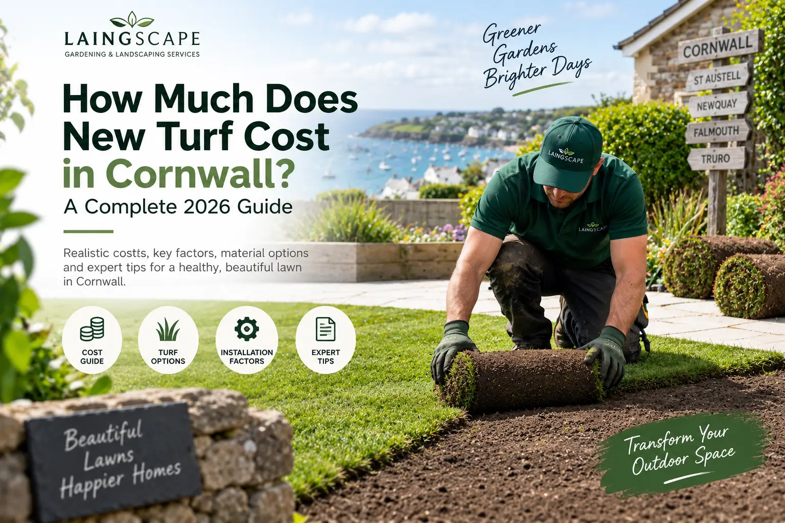 New Turf Cost in Cornwall